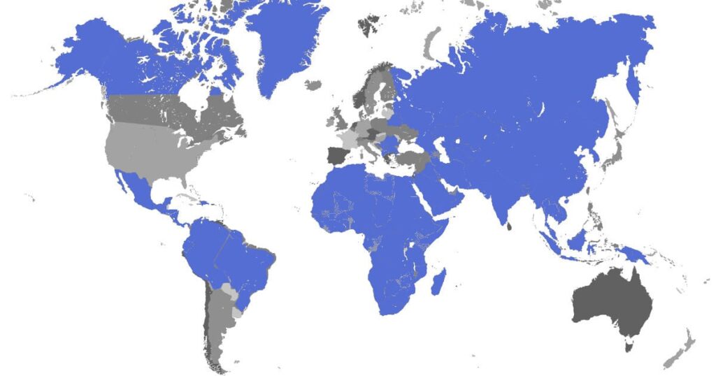 Hepatitus B World Map