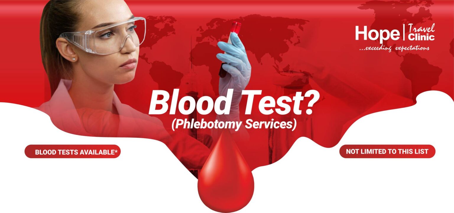 Blood Tests (Phlebotomy Services) | Hope Travel Clinic